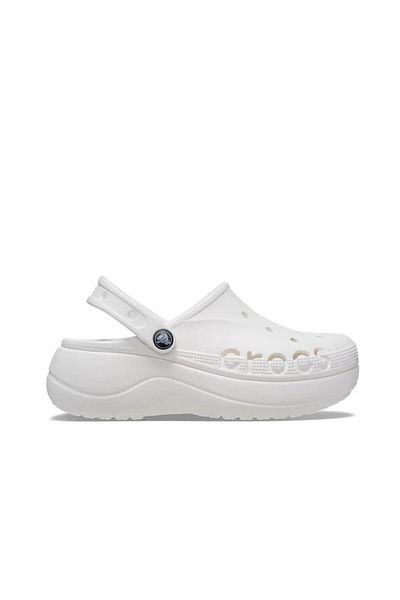 Crocs شبشب نسائي من Baya Platform Clog - أبيض