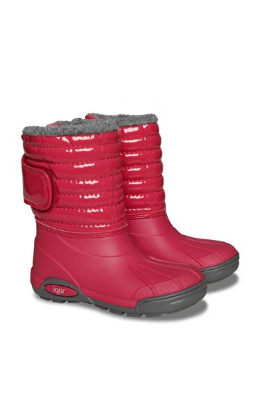 IGOR Topo Ski Charol Çocuk Yağmur Çizmesi - Fuşya