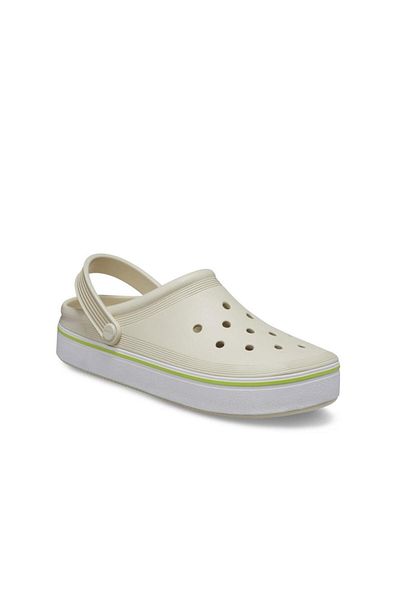 Crocs Off Court Clog - Women's Ecru Slippers