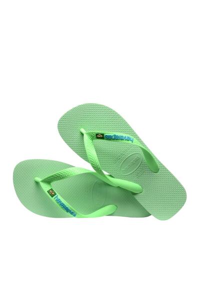 Havaianas Παντόφλες με λογότυπο Βραζιλίας Πράσινες
