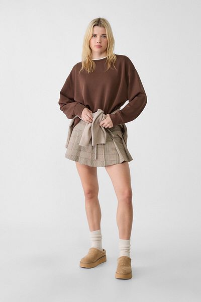 Stradivarius Soft Texture Basic Sweatshirt