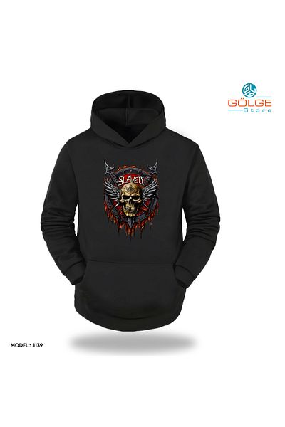 Gölge Store Infinite Rock Spirit: Metallica Image Sweatshirt |   Hooded Unisex Slimfit Sweatshirt