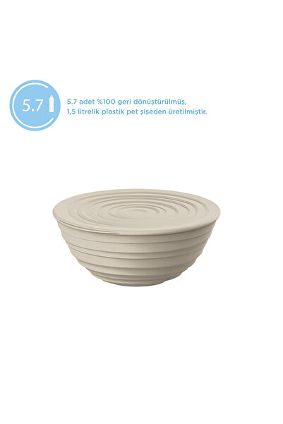 GUZZİNİ Guzzini Tierra L Kapaklı Salata Kasesi Kil Rengi