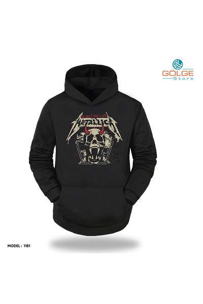 Gölge Store Endless Rock Spirit: Φούτερ με εικόνα Metallica Σε απόθεμα τώρα |   Φούτερ Unisex Slimfit με κουκούλα