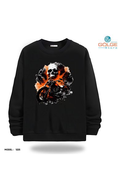 Gölge Store Carry Your Motor Soul on Sweatshirt! |   Crew Neck Unisex Slimfit Sweatshirt