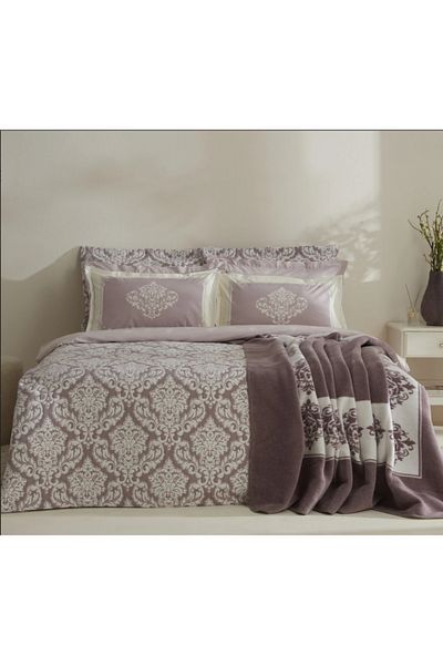 Karaca Karaca Home Timeless 8-teiliges Hochzeitsset Aubergine
