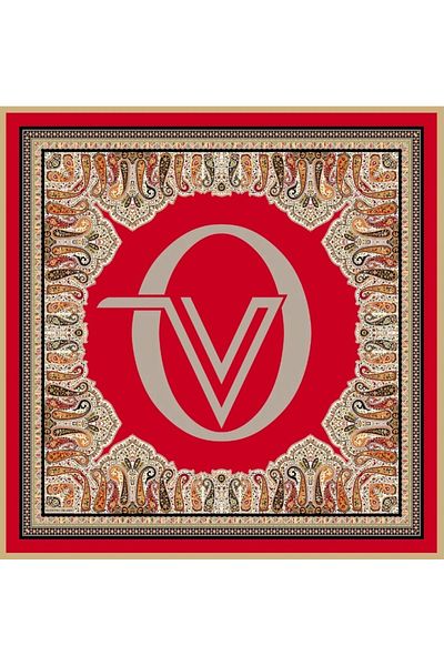 Valentino Orlandi Milan Patterned Scarf-5-29