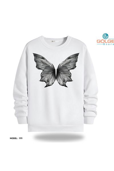 Gölge Store Unisex Slimfit Crew Neck Streetwear Sweatshirt
