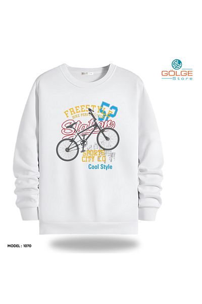 Gölge Store Crew Neck Unisex Sweatshirt - Special Design, for Slimfit Enthusiasts