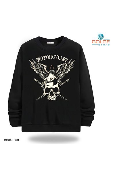 Gölge Store Carry Your Motor Soul on Sweatshirt! |   Crew Neck Unisex Slimfit Sweatshirt