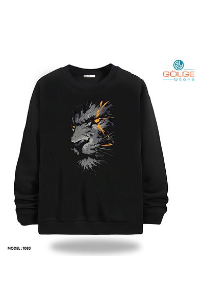 Gölge Store Fun and Cute - Cute Cases of Paw Friends - Crew Neck Unisex Slimfit Sweatshirt