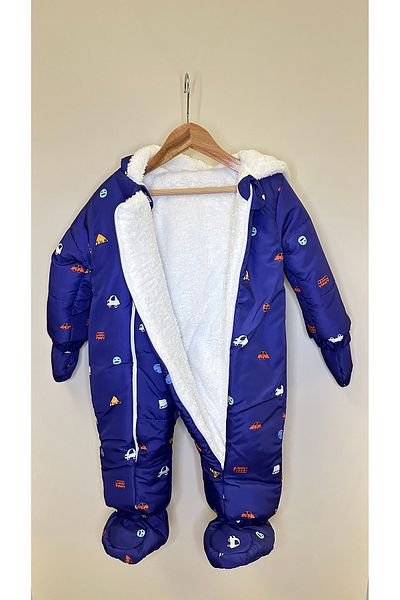 Lorasina Baby Men's Astronaut Jumpsuit Coat - Car