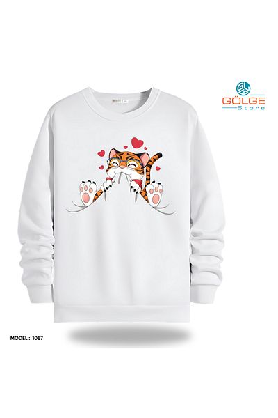 Gölge Store Distracție și drăguț - Stări drăguțe ale prietenilor cu labe - Hanorac slimfit unisex cu gâtul rotund