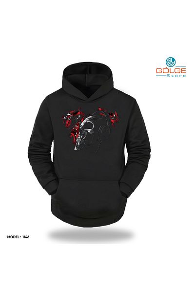 Gölge Store Infinite Rock Spirit: Metallica Image Sweatshirt Now in Stock |   Hooded Unisex Slimfit Sweatshirt