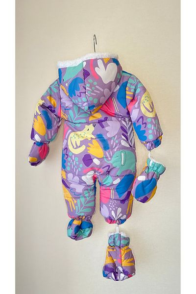 Lorasina Baby Leaf Colored Girl Astronaut Jumpsuit Coat