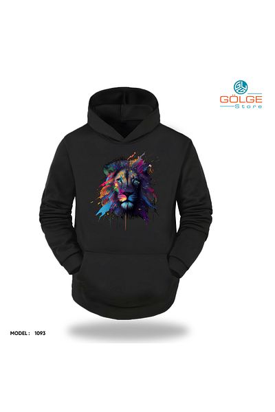 Gölge Store Сладки ситуации на приятели с лапи - Забавен и сладък унисекс суитшърт с качулка Slimfit