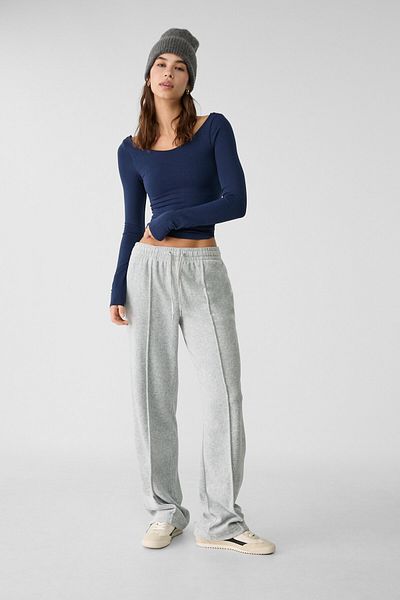 Stradivarius Velvet Jogger Pants
