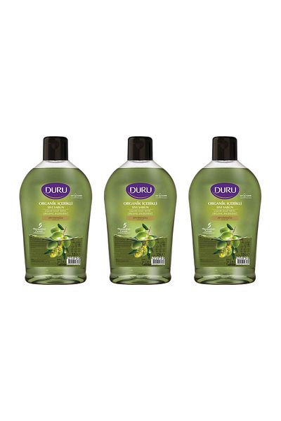 Duru Olive Oil Liquid Soap with Organic Content 1500 ml 3 Pcs