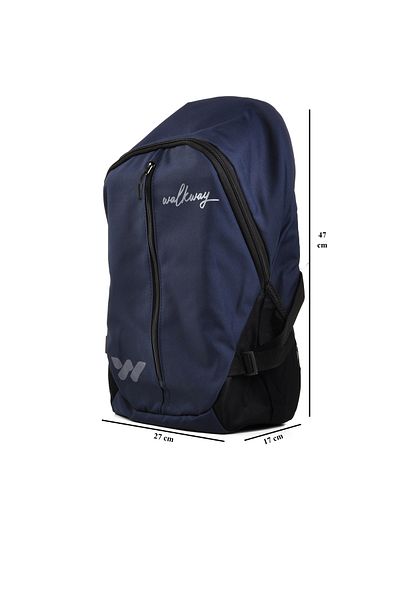 WALKWAY Navy Blue Unisex School Bag