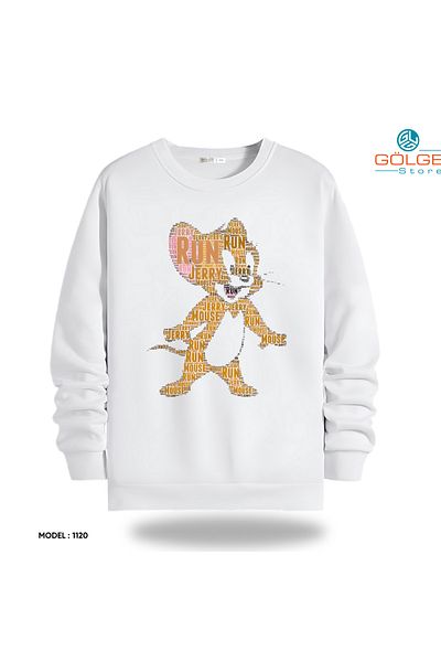 Gölge Store Unisex Slimfit Crew Neck Streetwear Sweatshirt