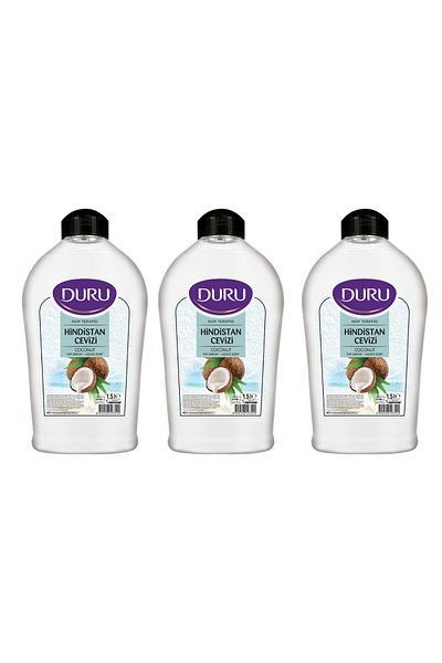 Duru 1.5 Lt 3Pcs Coconut Moisture Therapy Liquid Soap