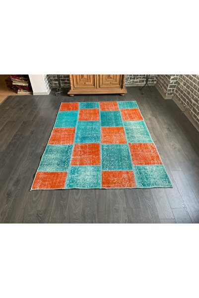 El dokuma patchwork halı 4m2