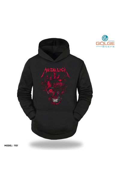 Gölge Store Spiritul rockului etern: Hanoracul Metallica Image este acum în stoc |   Hanorac slimfit unisex cu glugă