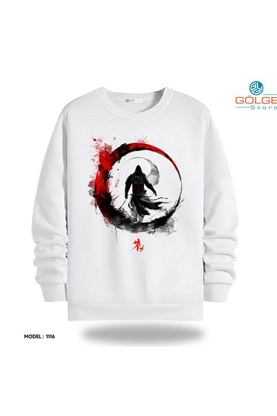 Gölge Store Unisex Slimfit Crew Neck Streetwear Sweatshirt