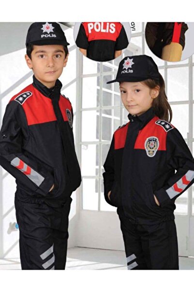 Yonca Çocuk Çocuk Yunus Polis Kıyafeti (2-10 Yaş)