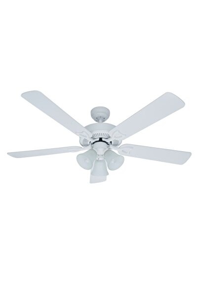 Hunter Revolutions Classic Plus Beyaz  132 cm Aydınlatmalı Tavan Vantilatörü