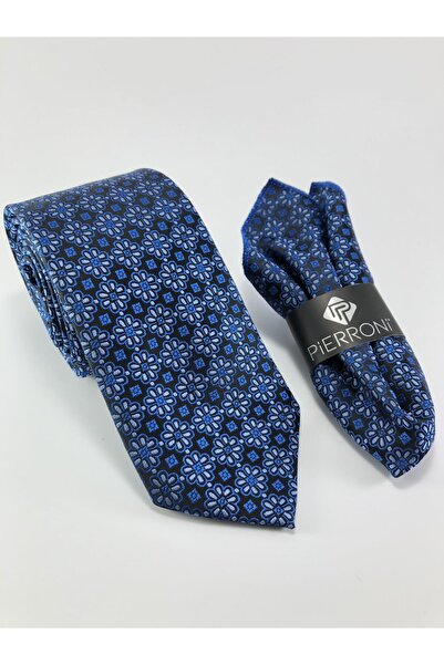 PİERRONİ Сакс Маві Десен Менділлі Крават