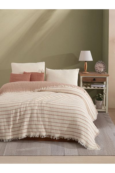luxtex 5 Layer, Padded Muslin Blanket, Multi-Purpose Blanket Double 200 X 220 cm