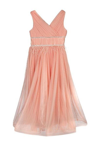 Yonca Çocuk Βραδινό Παιδικό Φόρεμα Daisy Girls 8128 Cross