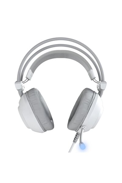 Rampage Rm-k19 Ragıng Plus Beyaz Usb 7.1 Surround Rgb Ledli Gaming Oyuncu Mikrofonlu Kulaklık