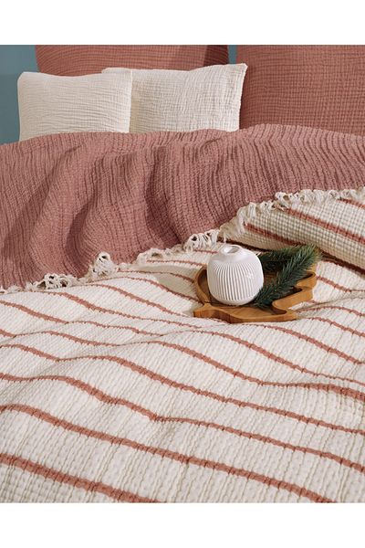 luxtex 5 Layer, Padded Muslin Blanket, Multi-Purpose Blanket Double 200 X 220 cm