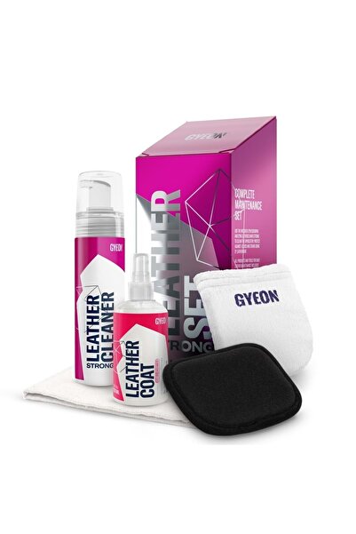 Q²M LeatherSet Strong Güçlü Deri Temizlik ve Bakım Seti (5 Parça) - 200 ml