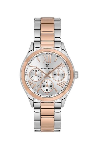 Daniel Klein Dkf.1319D.06 Functions Passive Metallic-Rose Women Wrist Watch