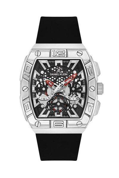 Daniel Klein Dk.1.13757-1 Exclusive 5 Atm Water Resistant Rectangular Case - All Functions Active