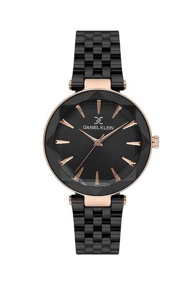 Daniel Klein Dke.1.10629-5 Metal Cord Metal Case 3 Atm Water Resistant Black Color Women Wrist Watch