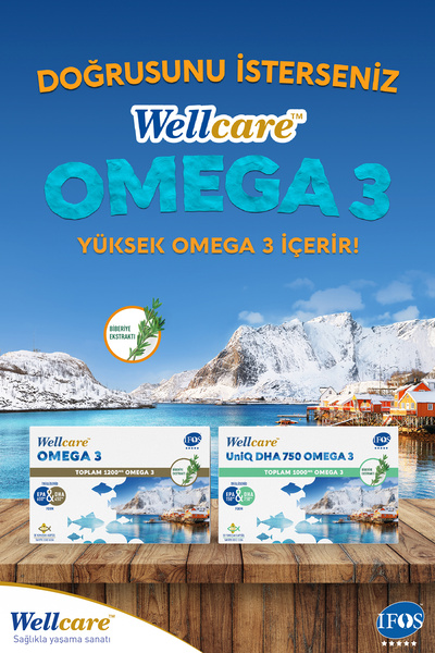 Wellcare Uniq Dha 750 Omega 3 Balık Yağı 30 Kapsül