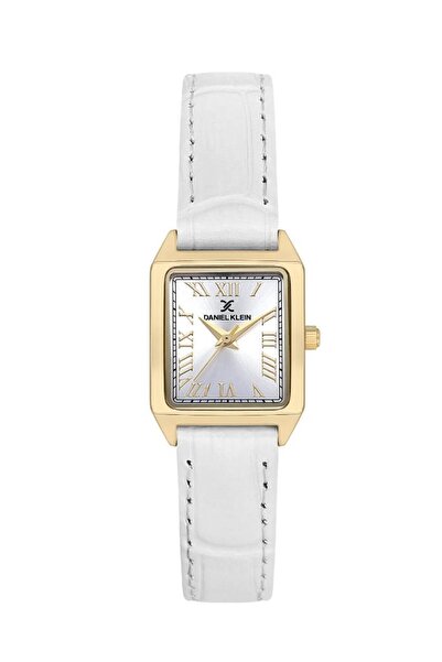 Daniel Klein Dkf.2315l.04 Çelik Kaplama Deri Kordon Beyaz Kadın Kol Saati