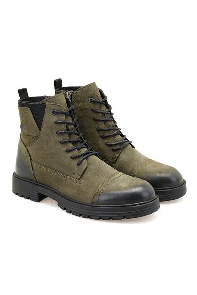 Desa Ανδρικές δερμάτινες μπότες Nubuck Latoya Khaki