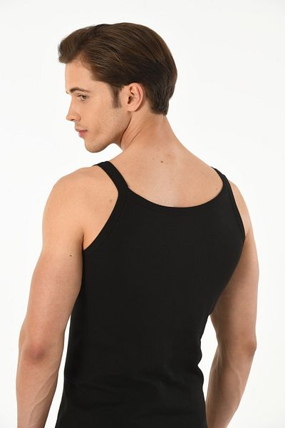 Mfö Life İç Giyim Ribana Men's Double Bias Undershirt