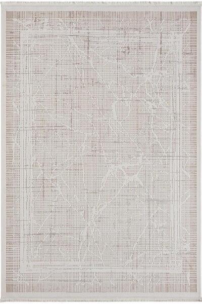 Karmen Halı Truva Tv015a Bej Vizon Detaylı Kalın Akrilik Tozuaz Modern Salon ...