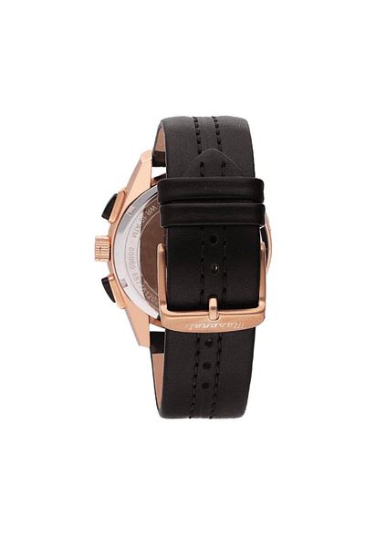 Maserati R8871612024 - Brown Men's Wristwatch, Italian Design, Leather Cord and All Functions Active