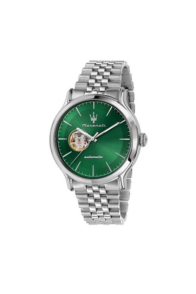 Maserati R8823118010 Steel 10 Atm Waterproof Italian Design Automatic Sapphire Glass Screw Top Metal