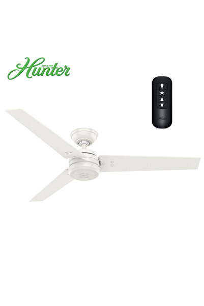 Hunter Fan Protos Taze Beyaz - 132 Cm. Nemli Dış Mekan Tavan Vantilatörü