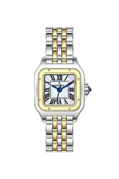 Essence D1140.220 Minimal Design 5 Atm Water Resistant Steel Band Metallic Color Women's Wristwatch