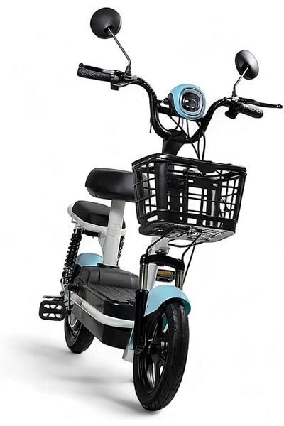 ALBADER Electric Scooter V25, Max Speed 30-40 Km/h Range 35-km 48v With 4 Batteries, 2 Seats