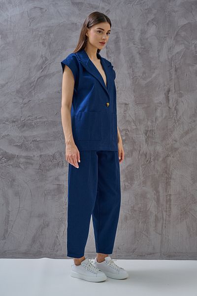 SHUGAA Women's Premium Linen Jacket Suit